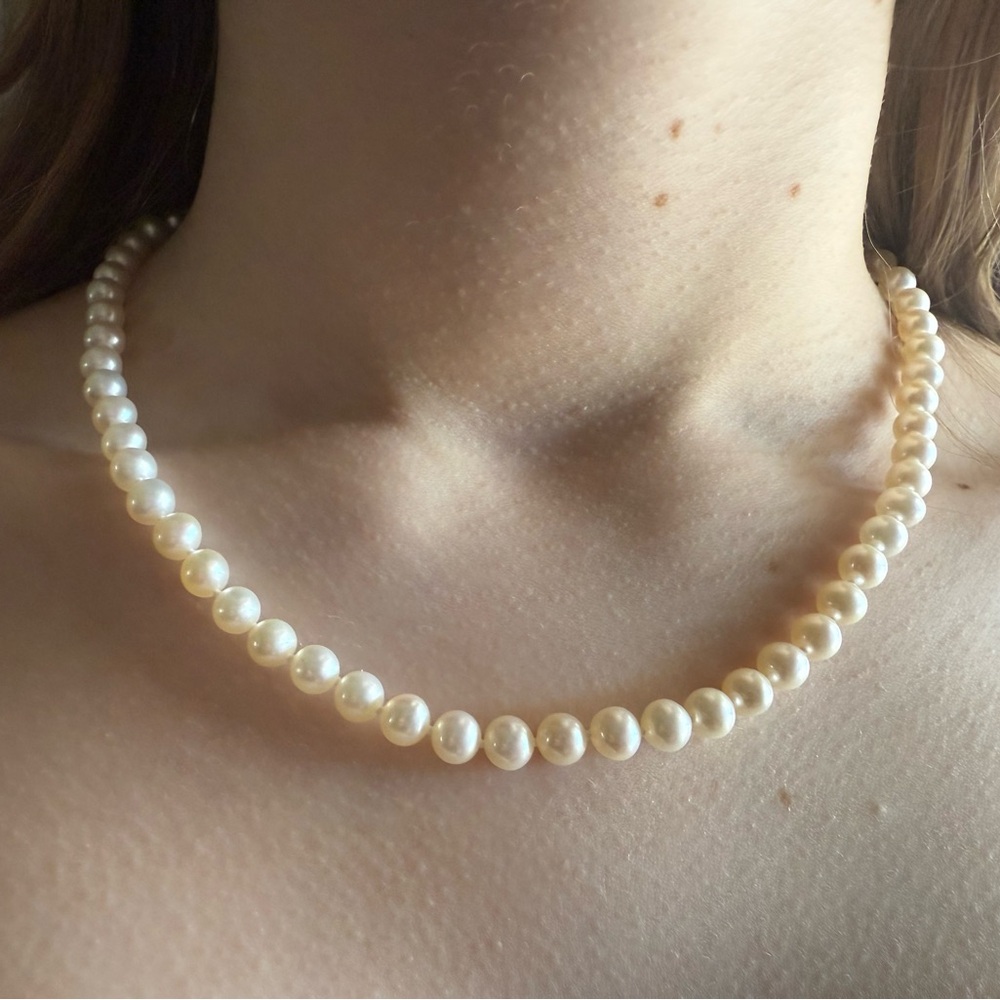 Pearl necklaces